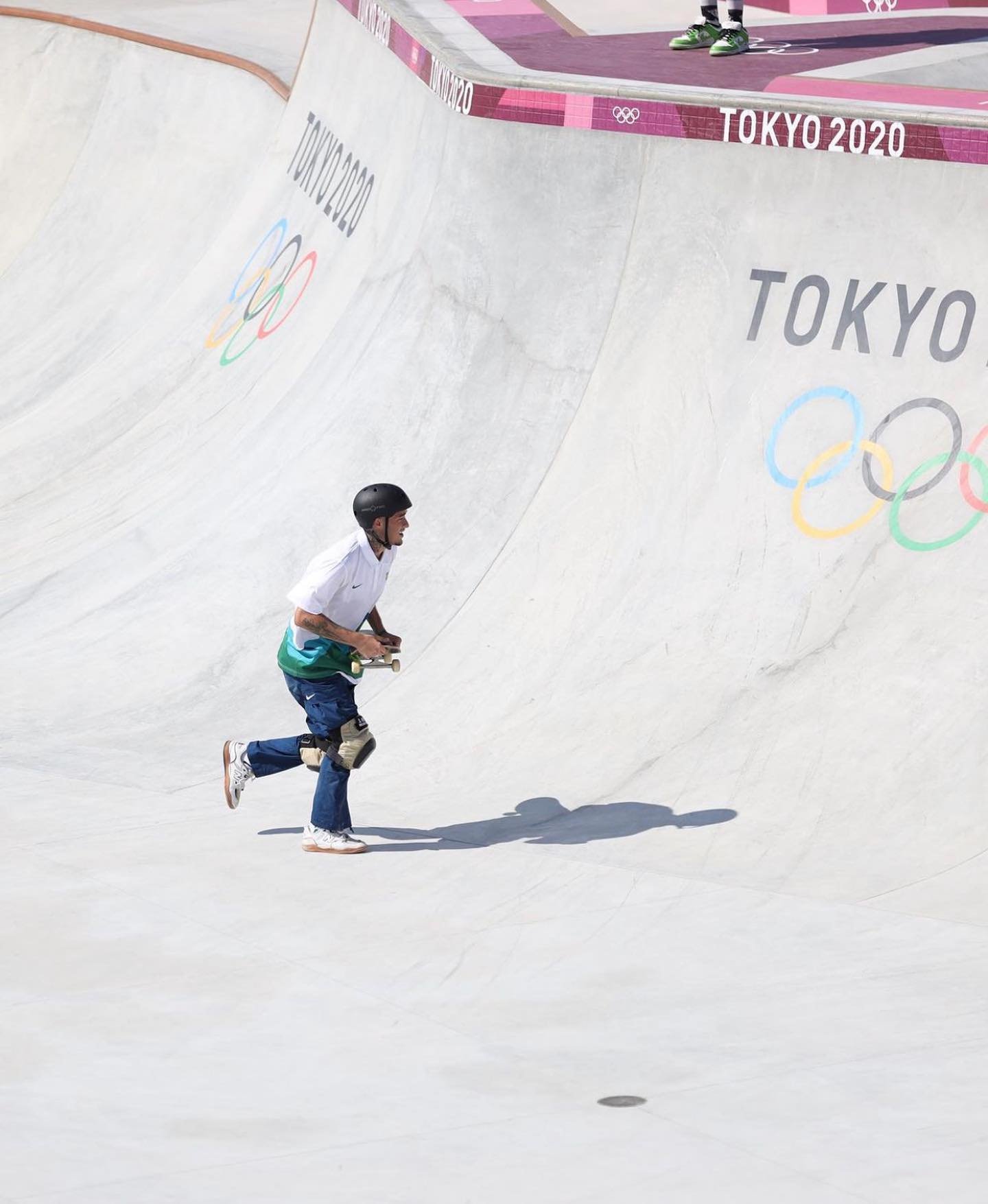 Pedro Quintas no skate park em Tokyo 2020