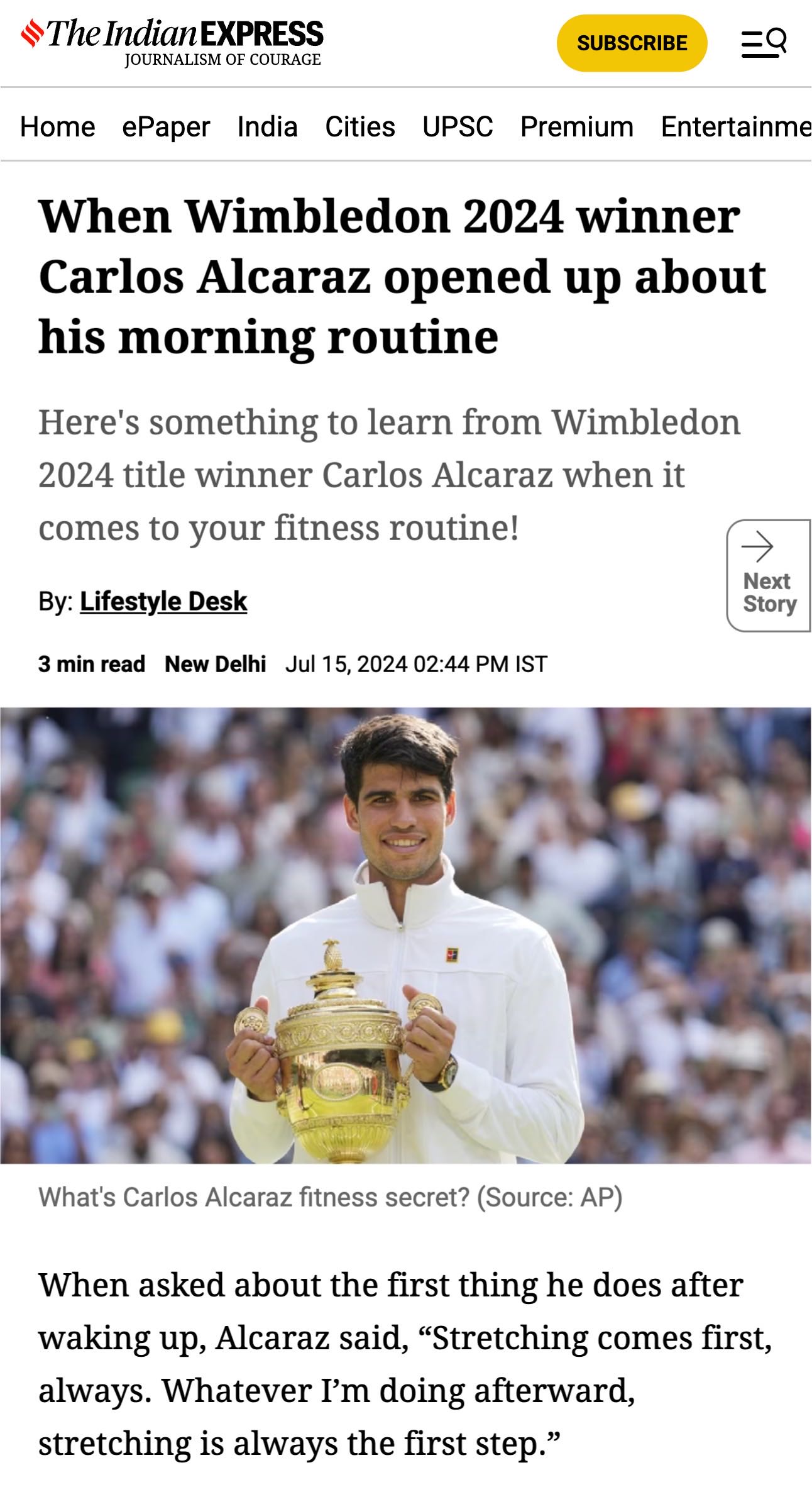 Recorte sobre Carlos Alcaraz