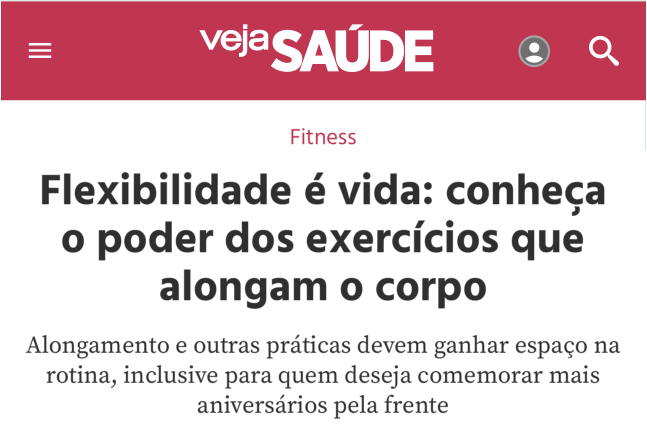 Alongamentos e qualidade de vida na rotina